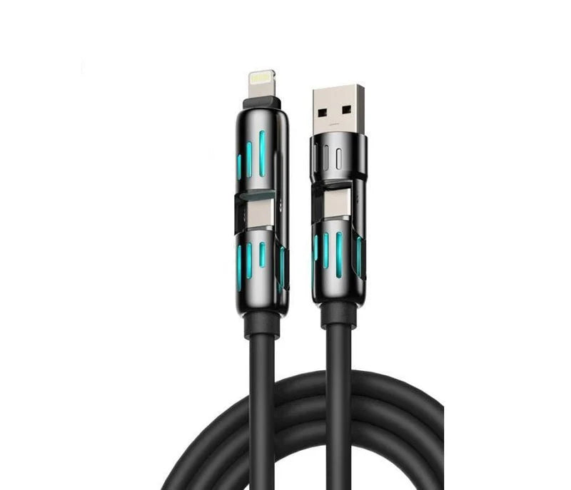 4-in-1 Multi USB Charging Cable | كابل شحن متعدد 4 في 1