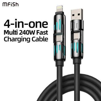 4-in-1 Multi USB Charging Cable | كابل شحن متعدد 4 في 1