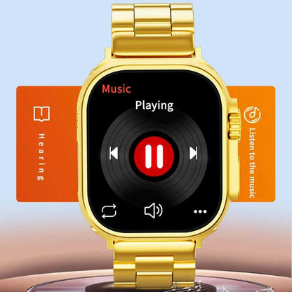 Gold Ultra Watch | ساعة ذكية ذهبية فاخرة