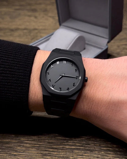 Stainless Steel Arabic Watch | ساعة ستانلس ستيل بالأرقام العربية