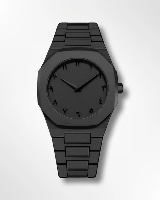 Stainless Steel Arabic Watch | ساعة ستانلس ستيل بالأرقام العربية
